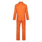Orange Prisoner Clothes Uniform Men Cosplay Costume Outfits Halloween Carnival Suit  